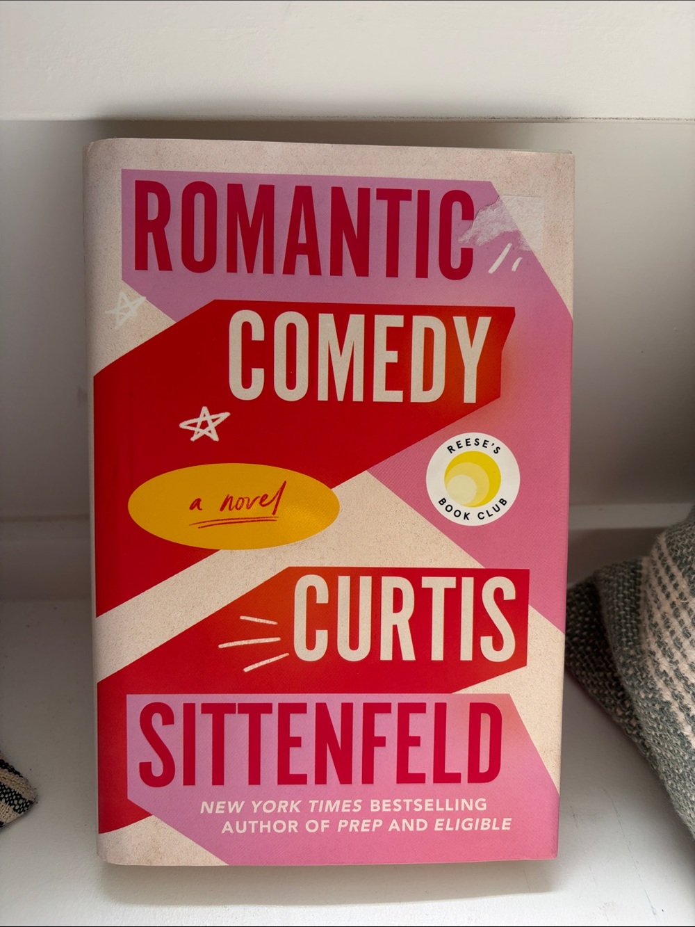 Curtis Sittenfeld "Romantic Comedy" - Pink Hardcover Novel
